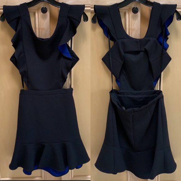 BCBGMaxAzria Nicole Cutout A-Line Dress - Picture 3 of 7